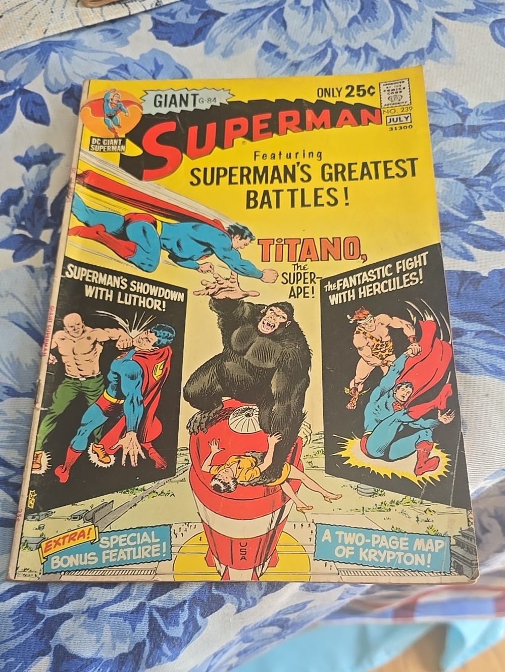 Superman 239 DC Comics Giant Size Bronze Age 1971